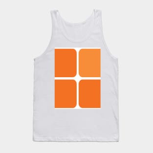 Large Orange Tiles Tank Top